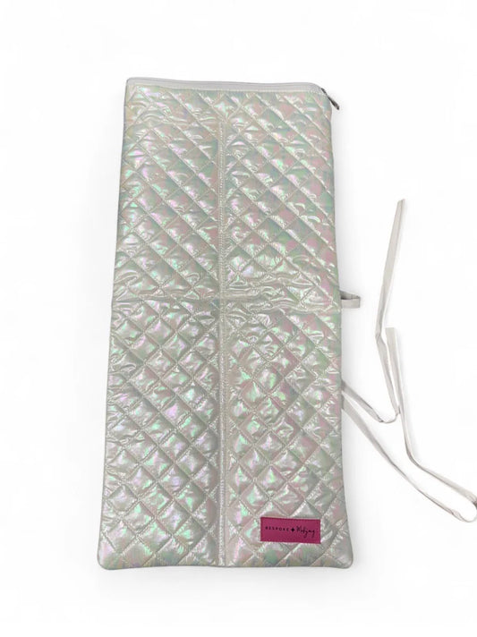 Bespoke Mahjong Patch Perfect Rack Bag - Iridescent White